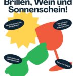 Brillen, Wein und Sonnenschien 2025 Grafik